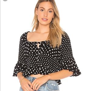 Free People A Bit of Something Sweet Top Size S